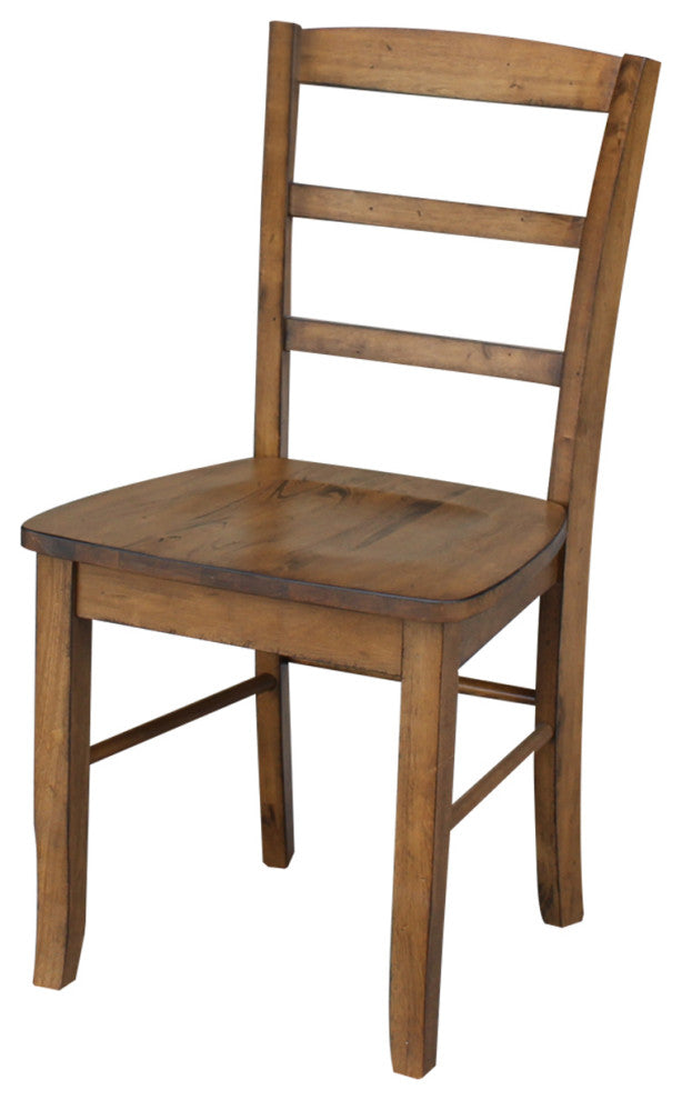 Set of Two Madrid Chairs, Pecan