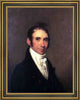Gilbert Stuart Moses Wheeler Framed Premium Canvas Print, 18"x24"