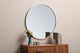 Elegant Decor MR4037WH Metal Frame Round Mirror, 32", White
