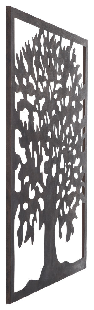 Metal wall art of tree
