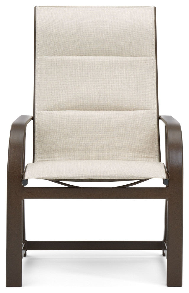 Key West Padded Sling Ultra High Back Dining Chair