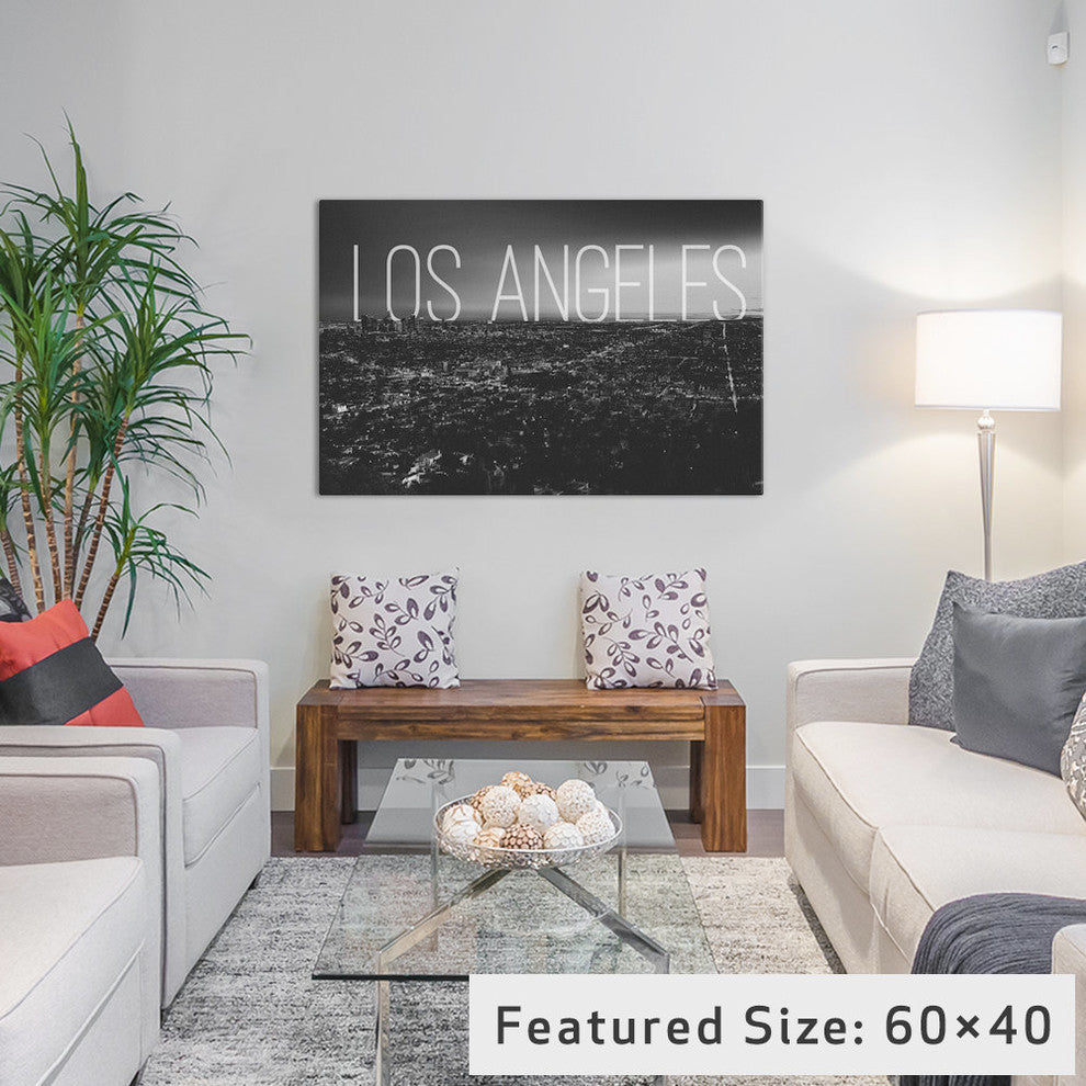"Black and White L.A." by 5by5collective, 26x18x1.5