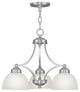 Somerset Chandelier, Brushed Nickel
