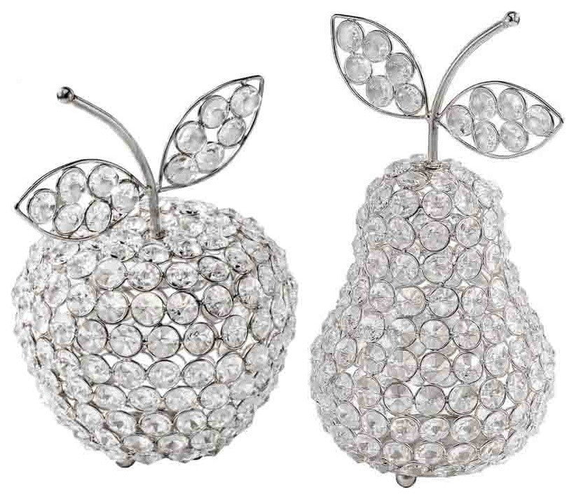 Crystal Silver Pear