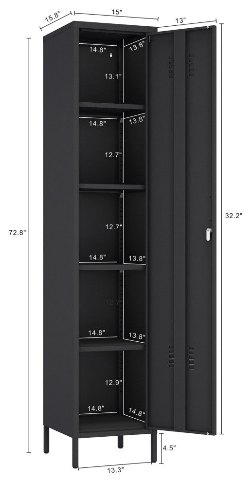Manhattan Comfort 2-Piece Naomi Accent Cabinet and Storage Cabinet