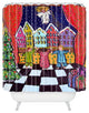 Deny Designs Renie Britenbucher Christmas Angel Shower Curtain