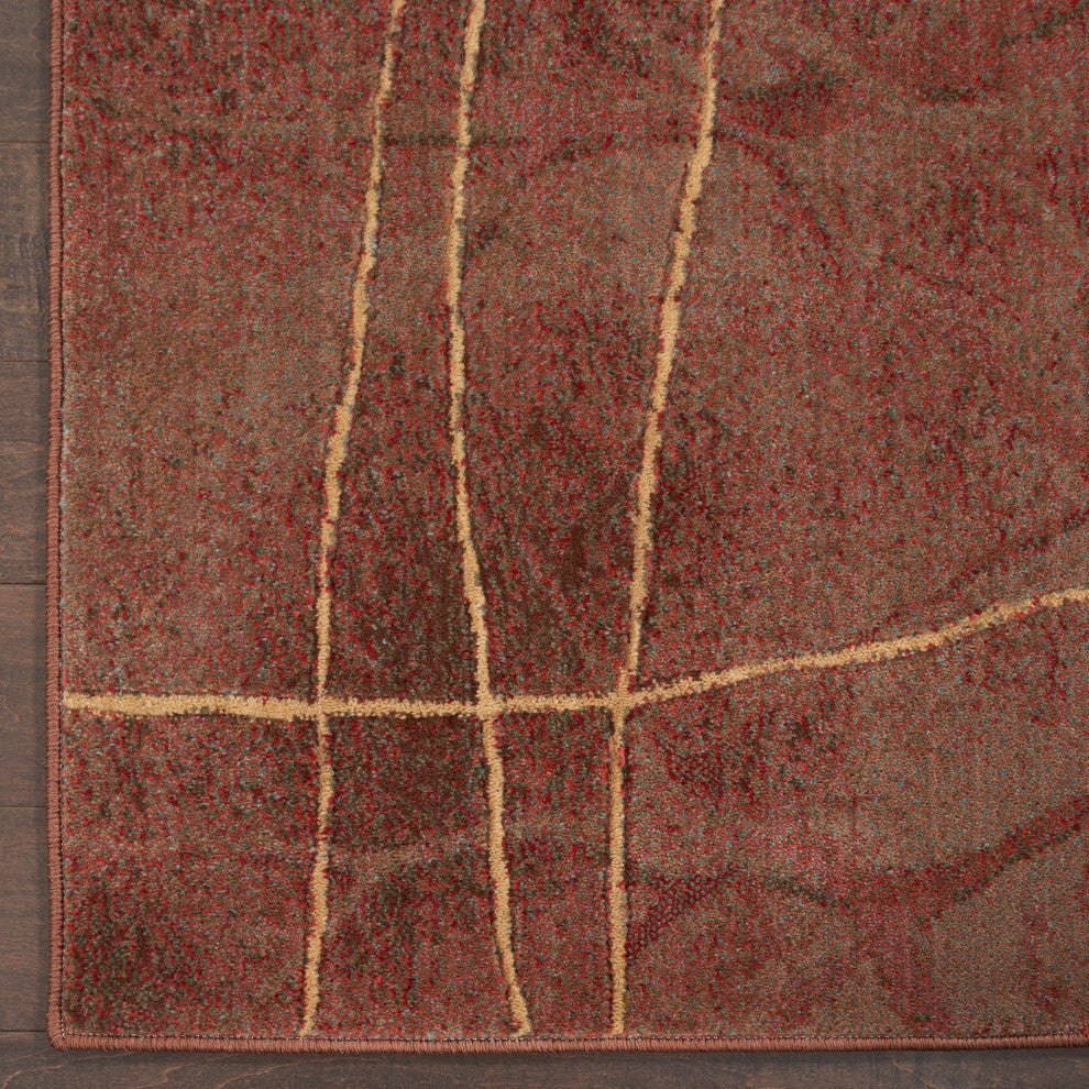 Nourison Somerset 6'7" x 9'7" Multicolor Rustic Indoor Rug