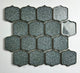 Classical Lantern Lapis Blue 11" x 12" Ornate Waterjet Mosaic Tile, Single Sheet