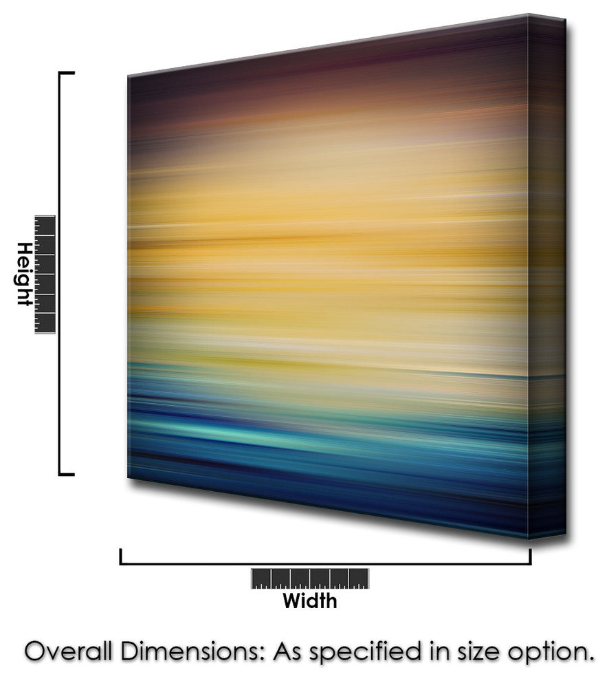 Ready2HangArt 'Blur Stripes V' Canvas Wall Art, 20 in. Highx20 in. Wide