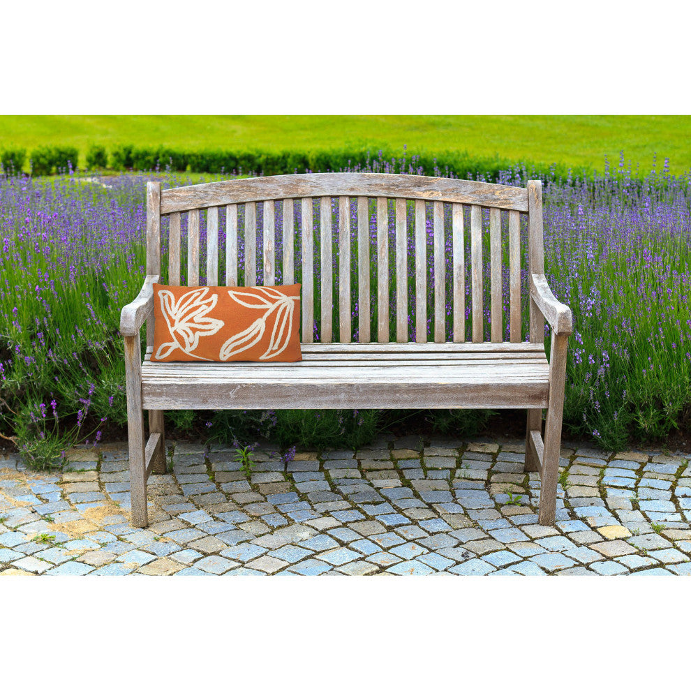 Visions I Windsor Pillow, Orange, 12"x20"