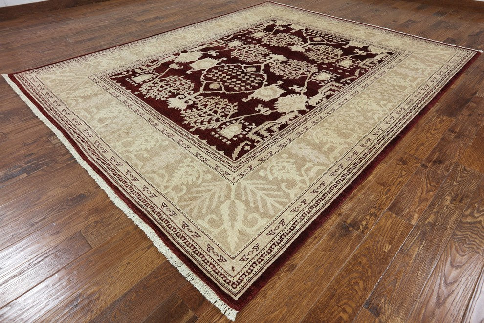 Hand Knotted 8'x10' Oriental Peshawar Rug, W2485