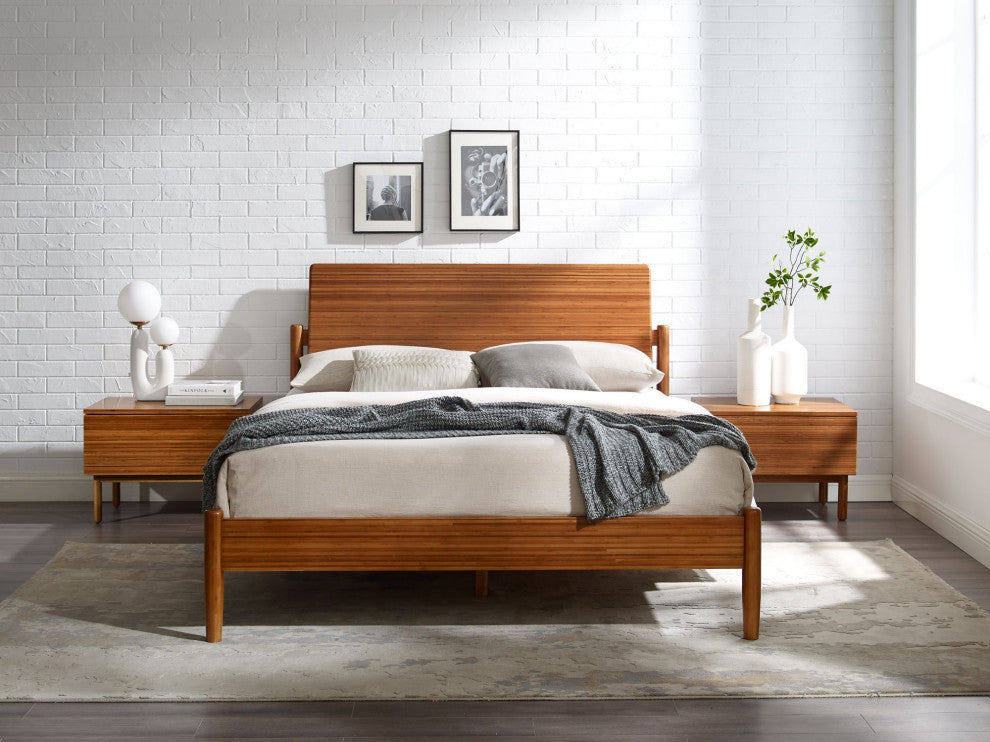 Monterey Platform Bed, Amber, Queen