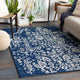 Surya Granada GND-2311 Modern Area Rug, Dark Blue, 6' x 9' Rectangle