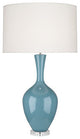 Audrey Table Lamp, Steel Blue