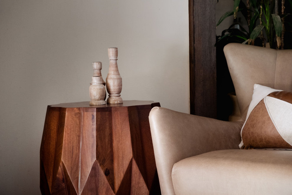 Chantel End Table Brown, Brown