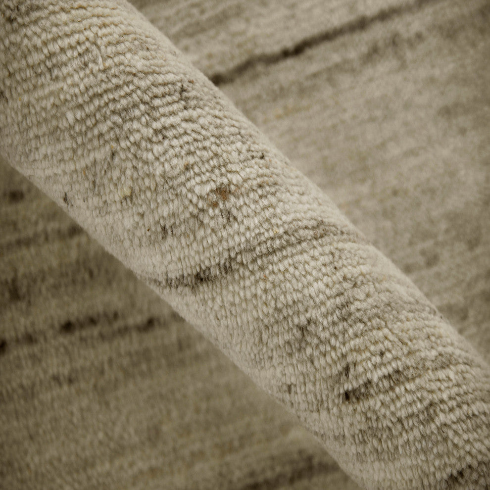 Heaven Lumia Area Rug, Ivory, 12' x 15', Striped