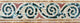 Marble Mosaic Frieze - Phoenician, 12x6