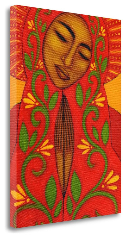 "Red Madonna" By Tamara Adams,Ready to Hang Giclee Print on Gallery Wrap Canvas