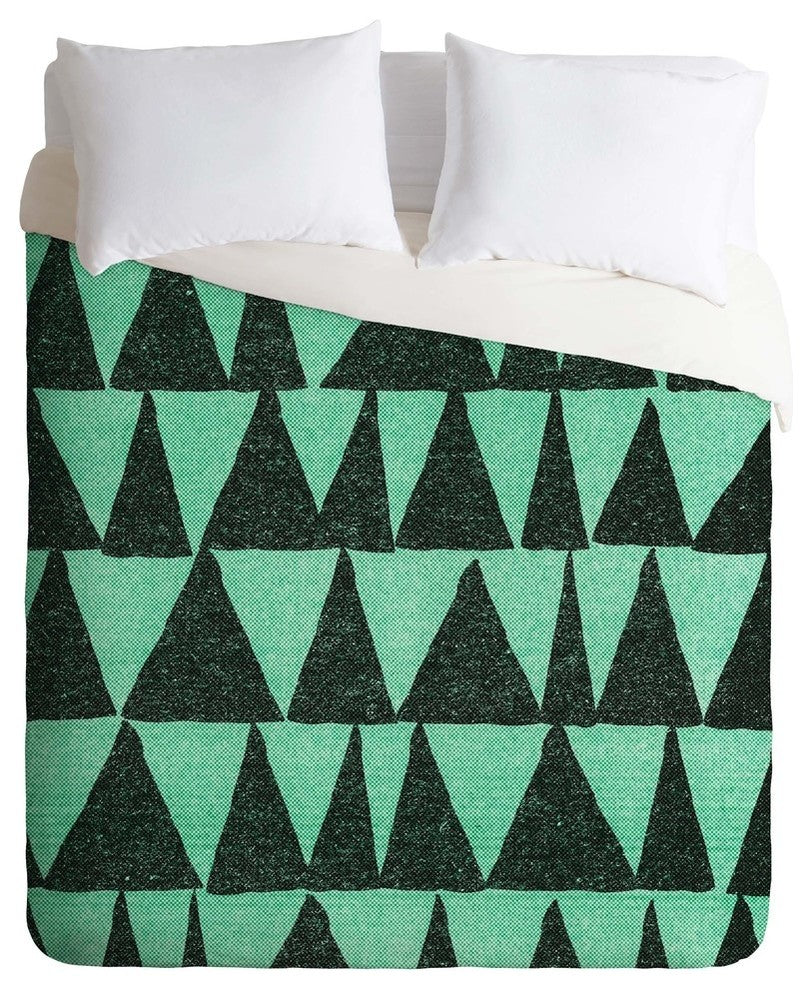 Deny Designs Nick Nelson Analogous Shapes 1 Duvet Cover - Lightweight