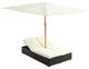 Espresso White Arrival Outdoor Patio Chaise