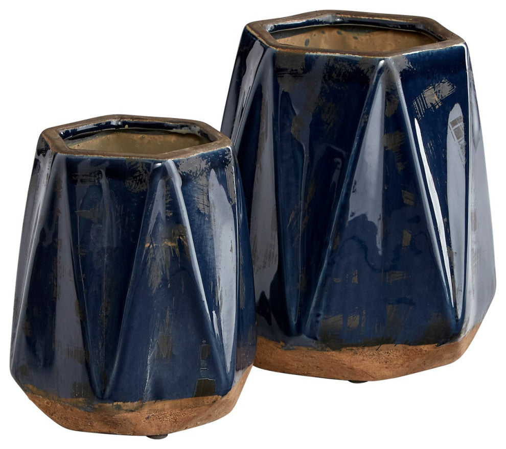 Cyan Design Large Chamos Planter 11049 - Blue