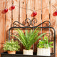 68"H 3-Tiered Metal Shelf Planter Stands, Black