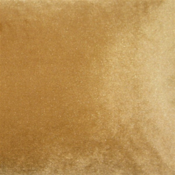 Pillow Decor - Corona Velvet Throw Pillow, Goden Brown, 16"x16"