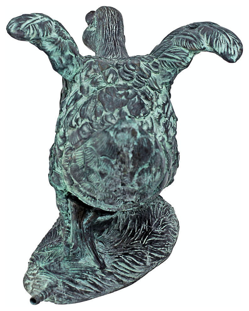 Running Bronze Duck Statue
