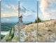 "View Tower on Hill Panorama" Metal Wall Art, 3 Panels, 36"x28"