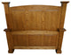 Classic Oak Queen Bed Frame, Medium Oak