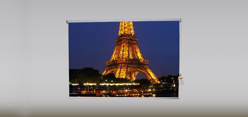 "Eiffel Tower" Artwork, 4' Shade, Fabric
