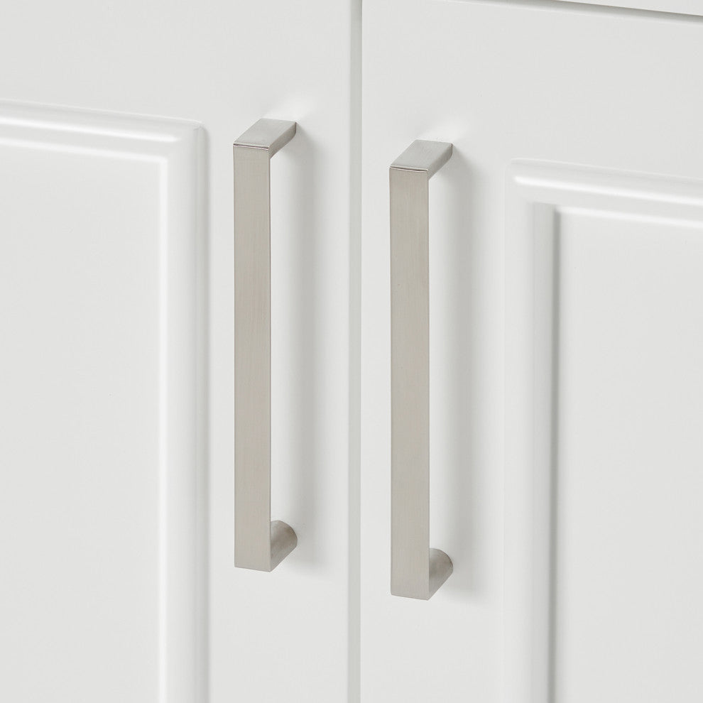 Ariel Stafford 54" Single Sink Bathroom Vanity Base, White