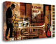 "Urban Jazz" By Paul Robert , Giclee Print on Gallery Wrap Canvas, Ready to Hang