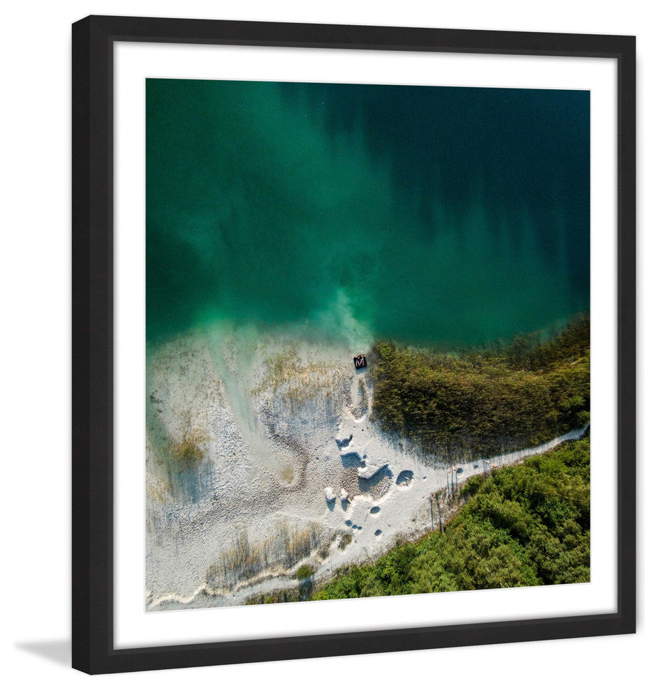 "Sea Foam" Framed Print by Karolis Janulis