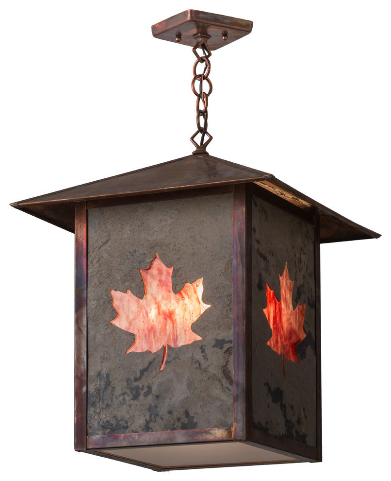 16Sq Seneca Maple Leaf Pendant