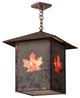 16Sq Seneca Maple Leaf Pendant