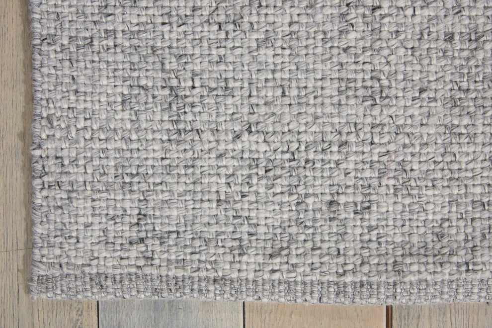 Calvin Klein Home Tobiano 9' x 12' Silver Modern Indoor Area Rug