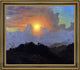 Frederic Edwin Church Cloudy Skies Sunset Jamaica Framed Canvas Print, 16"x20"