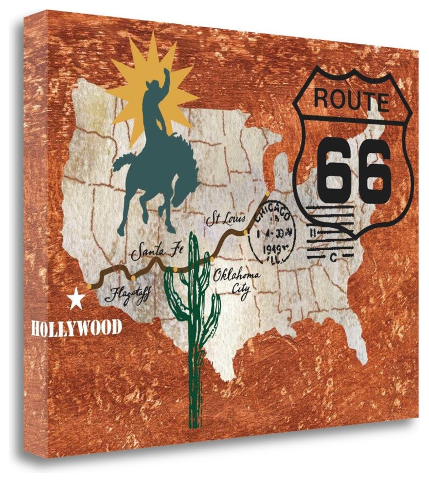 "Retro Roadtrip I" By James Nocito, Giclee Print on Gallery Wrap Canvas