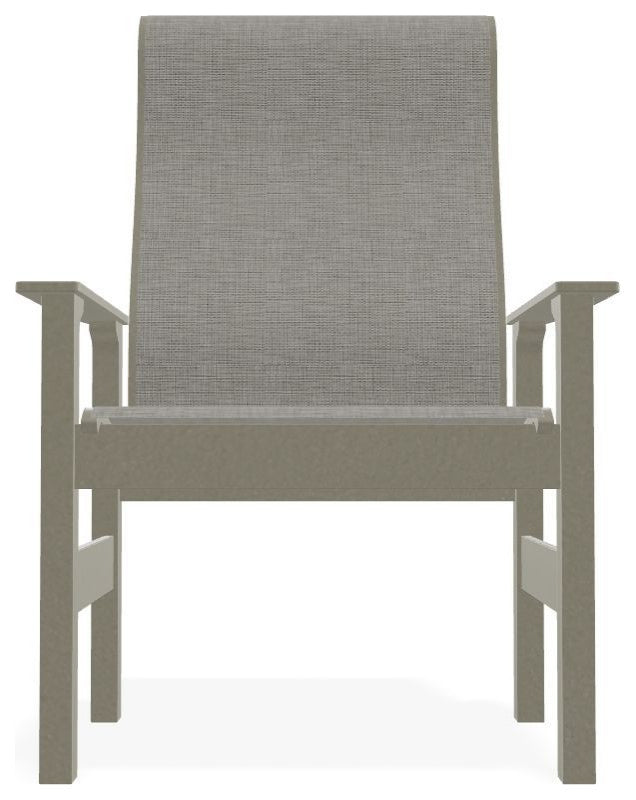 Leeward Sling Outdoor Armchair, Burke/Storm