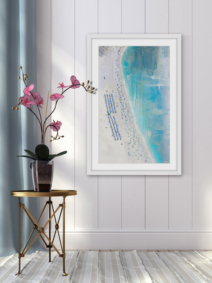 "The Coast" Framed Painting Print, 12"x18"