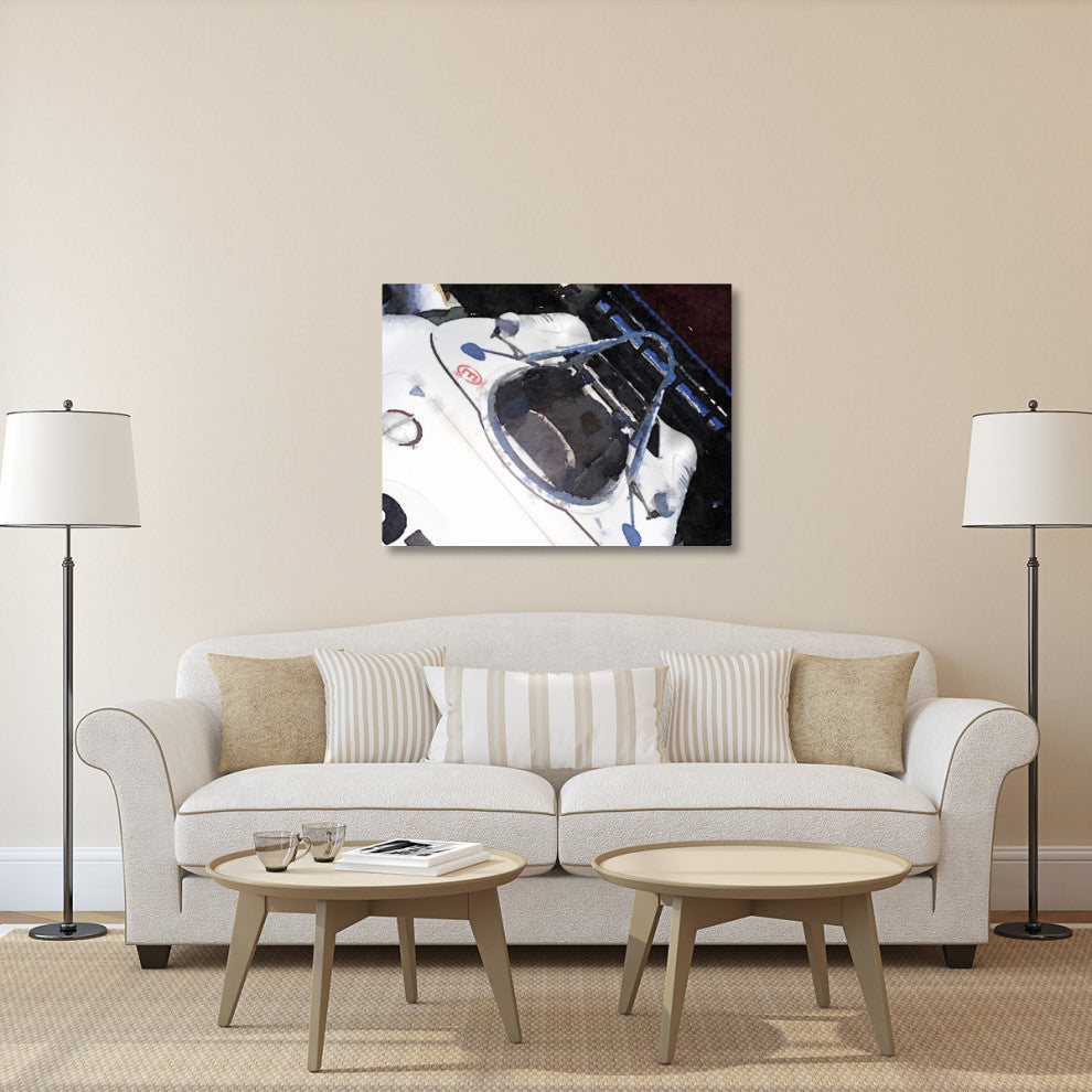"Racing Car Cockpit Watercolor" Fine Art Print