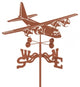 C-130 Airplane Weathervane With Garden Mount