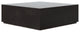 Bloc Square Concrete Coffee Table, Lava Brown, 48"