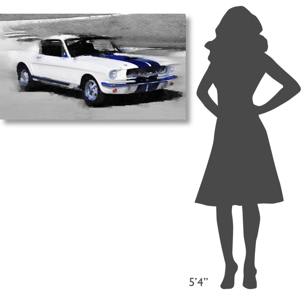 "Ford Mustang Shelby Watercolor" Fine Art Print