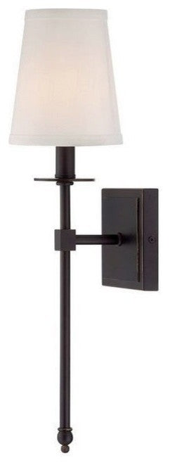 Savoy House Monroe 1-Light Wall Sconce, 20", Classic Bronze