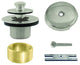 Twist & Close Universal Tub Trim With One-Hole Faceplate In Satin Nickel