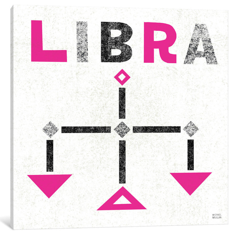 "Zodiac Libra" by Michael Mullan, 37x37x1.5