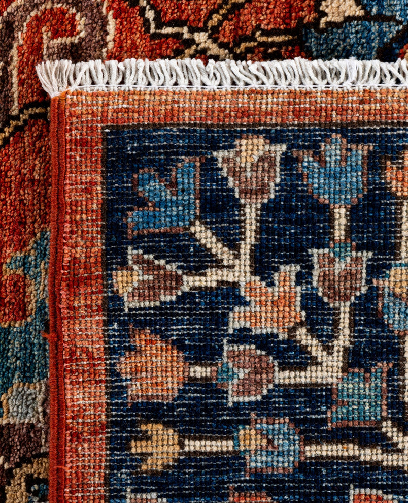 Serapi One-of-a-Kind Hand-Knotted Area Rug Red, 9'1" x 11'11"