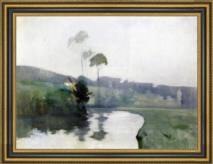 John Twachtman Springtime Framed Premium Canvas Print, 21"x28"